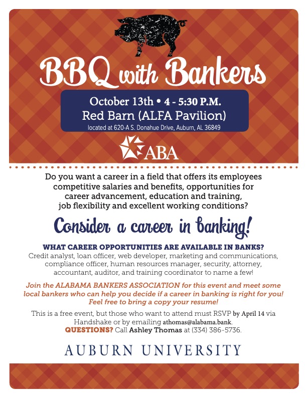 bbq with the bankers flyer