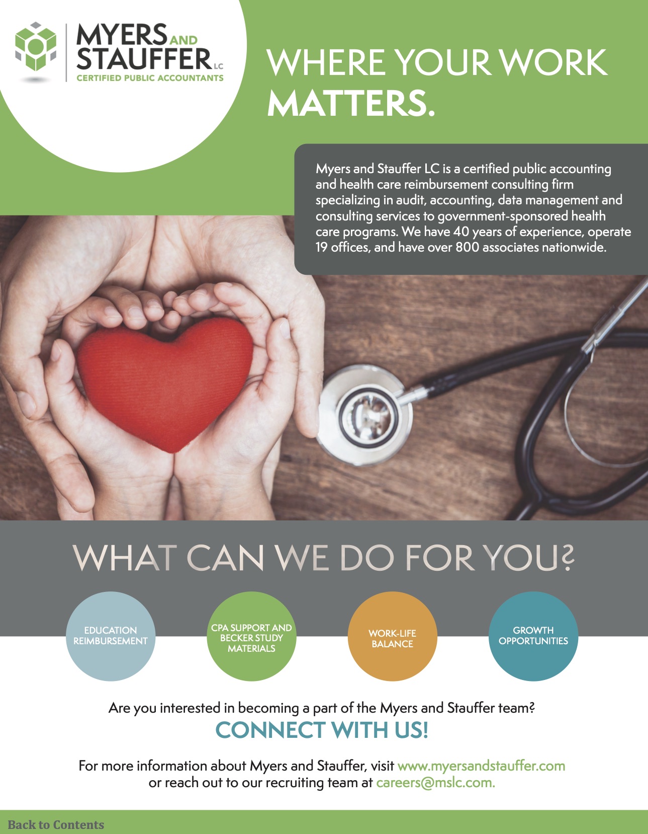 Myers and Stauffer Flyer