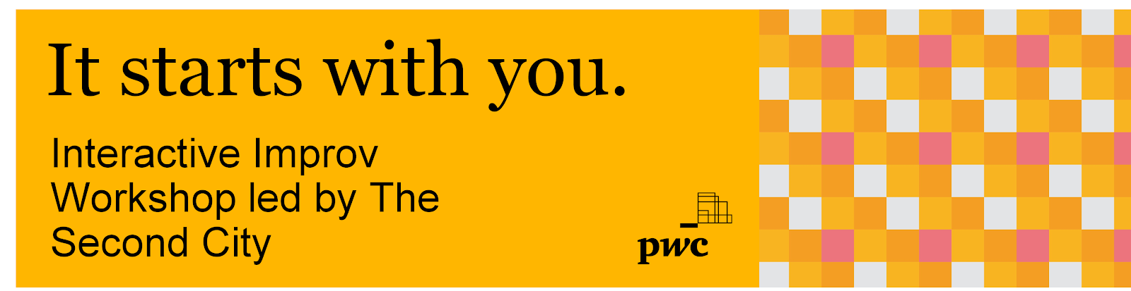PwC Second City Header