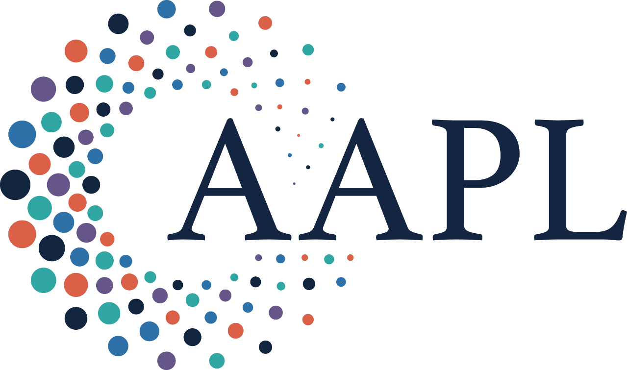 Shown is an AAPL logo