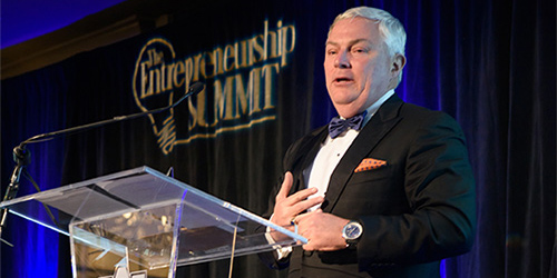 Bob Broadway at the Entrepreneurship Summit