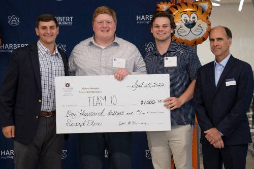 Team 10 won second place award of $1000 in May 2022s Poster Competition