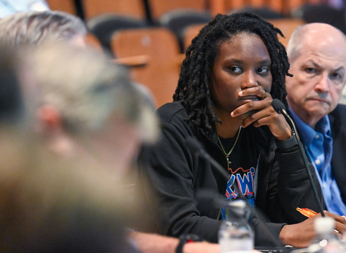 Bria Johnson Bria Johnson judging Tiger Cage pitch