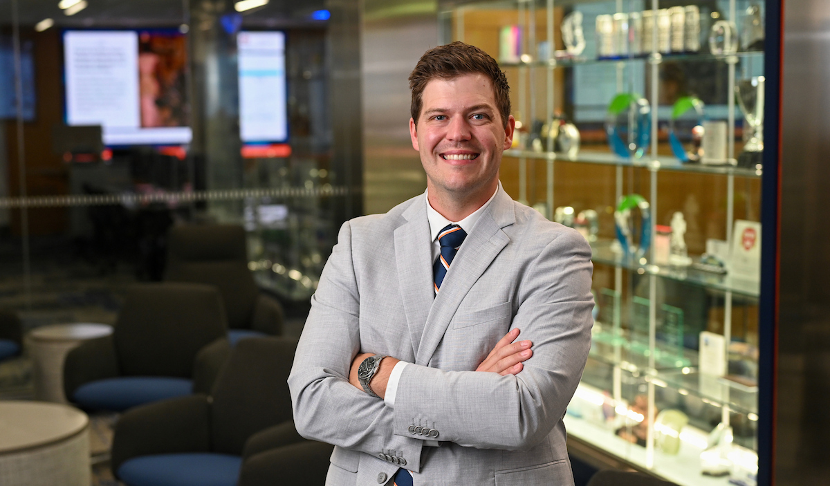 Man standing with arms crossed