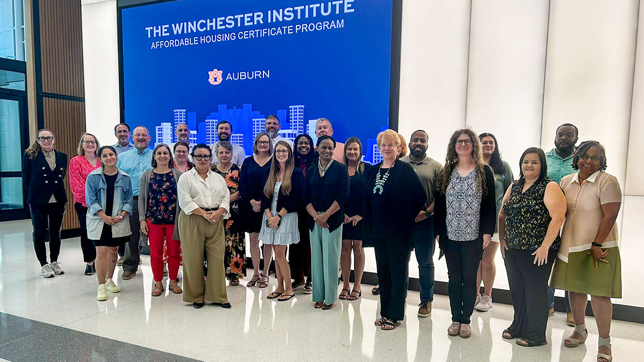 TWI participants standing