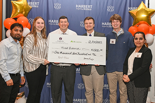 Biz Analytics winning poster team Biz Analytics winning poster team