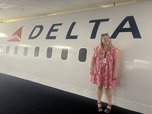 Meghan Braiewa at Delta Airlines Meghan Braiewa at Delta Airlines