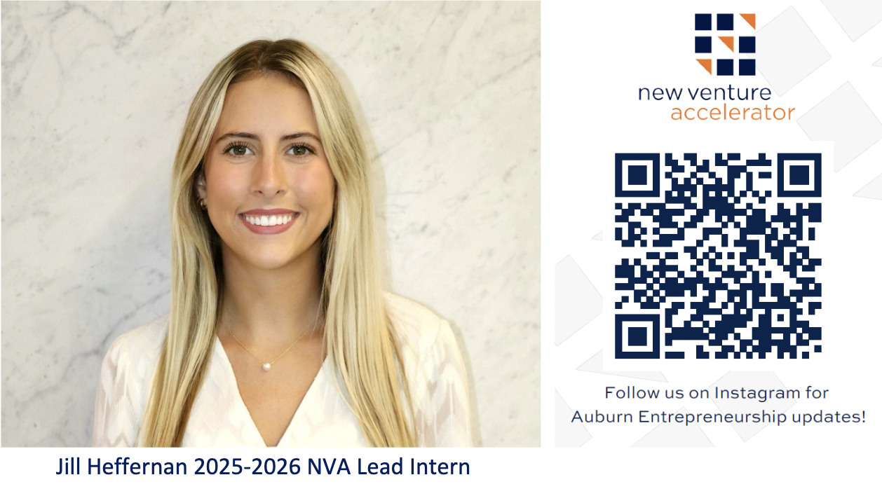 NVA woman intern headshot and QR code