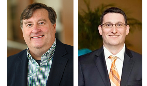 Glenn Richey left, David Martin right