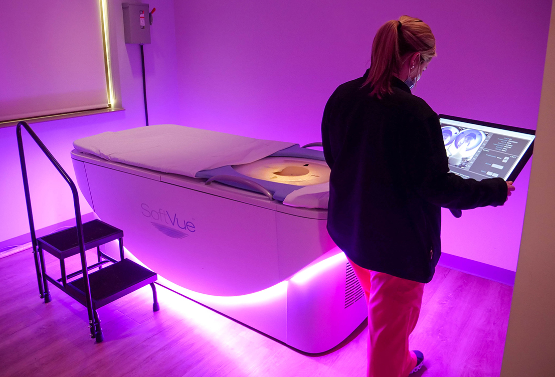 SoftVue system in clinic