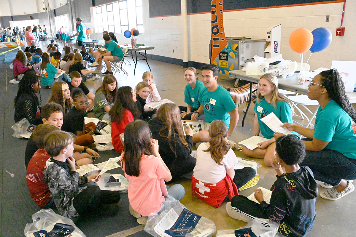 Tiger$ense Oct 2023 Auburn students teaching financial literacy