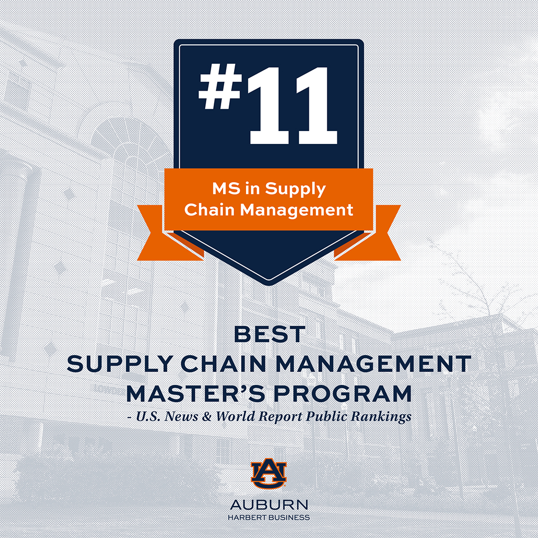 Proudly Ranked #11 Supppy Chain Management Graduate Programs