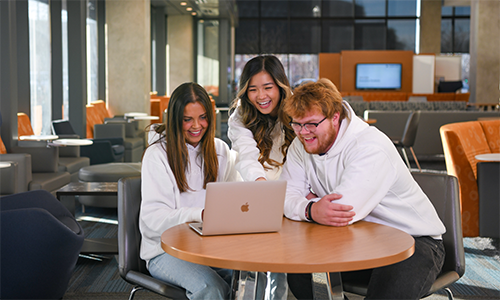 Fall 2022 Social Media Ambassadors meeting in Horton-Hardgrave Hall