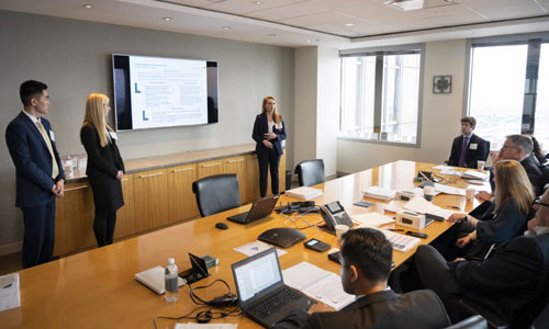 Students compete in prestigious case competitions