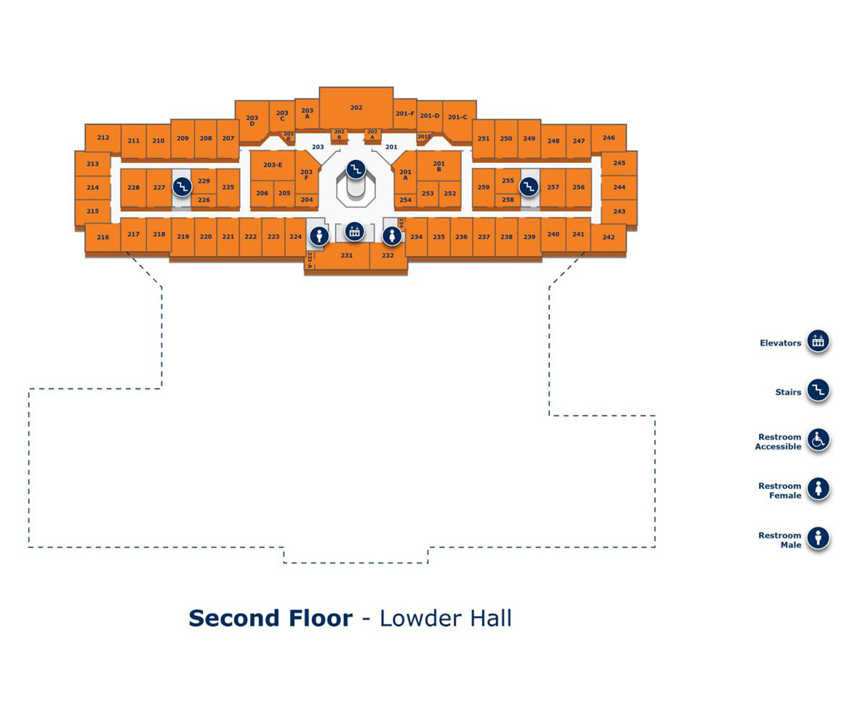 Lowder Hall Second Floor
