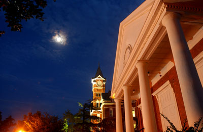 2004 Samford and Langdon Halls at Night